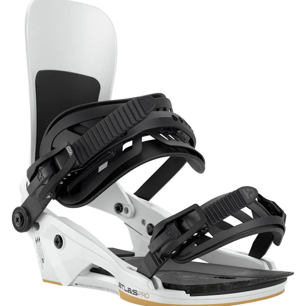 Attacchi Snowboard Union Atlas Pro Metallic White