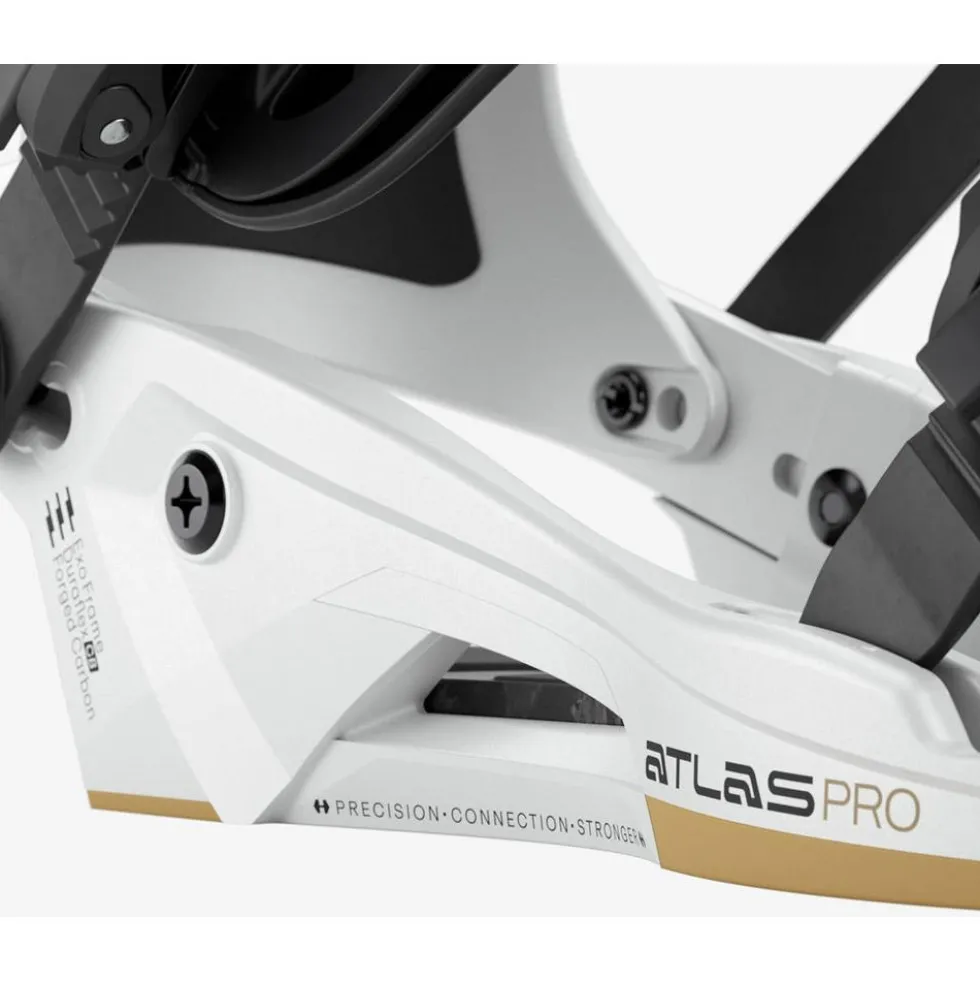 Attacchi Snowboard Union Atlas Pro Metallic White