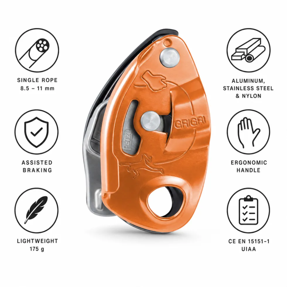 Attrezzati Petzl Grigri Rouge