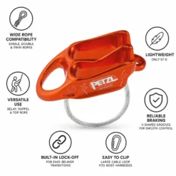 Attrezzati Petzl Reverso Rouge