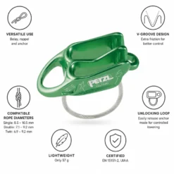 Attrezzati Petzl Reverso Vert