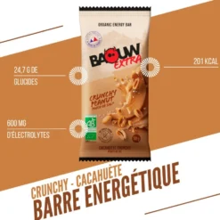 Barrette energetiche Baouw Extra Bio 50 g Cacahuète Crunchy