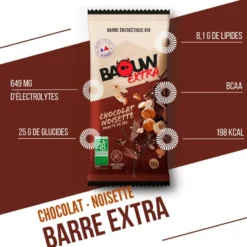 Barrette energetiche Baouw Extra Bio 50 g Chocolat Noisette