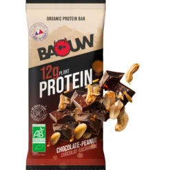 Barrette energetiche Baouw Protéinée Bio 50 g. Chocolat & Cacahuète