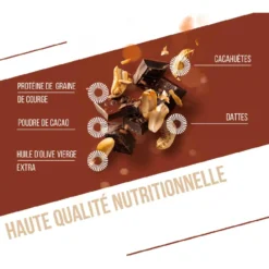 Barrette energetiche Baouw Protéinée Bio 50 g. Chocolat & Cacahuète