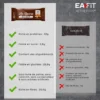 Barrette energetiche EA FIT Gainer 90 g. Chocolate & Vanilla Cream