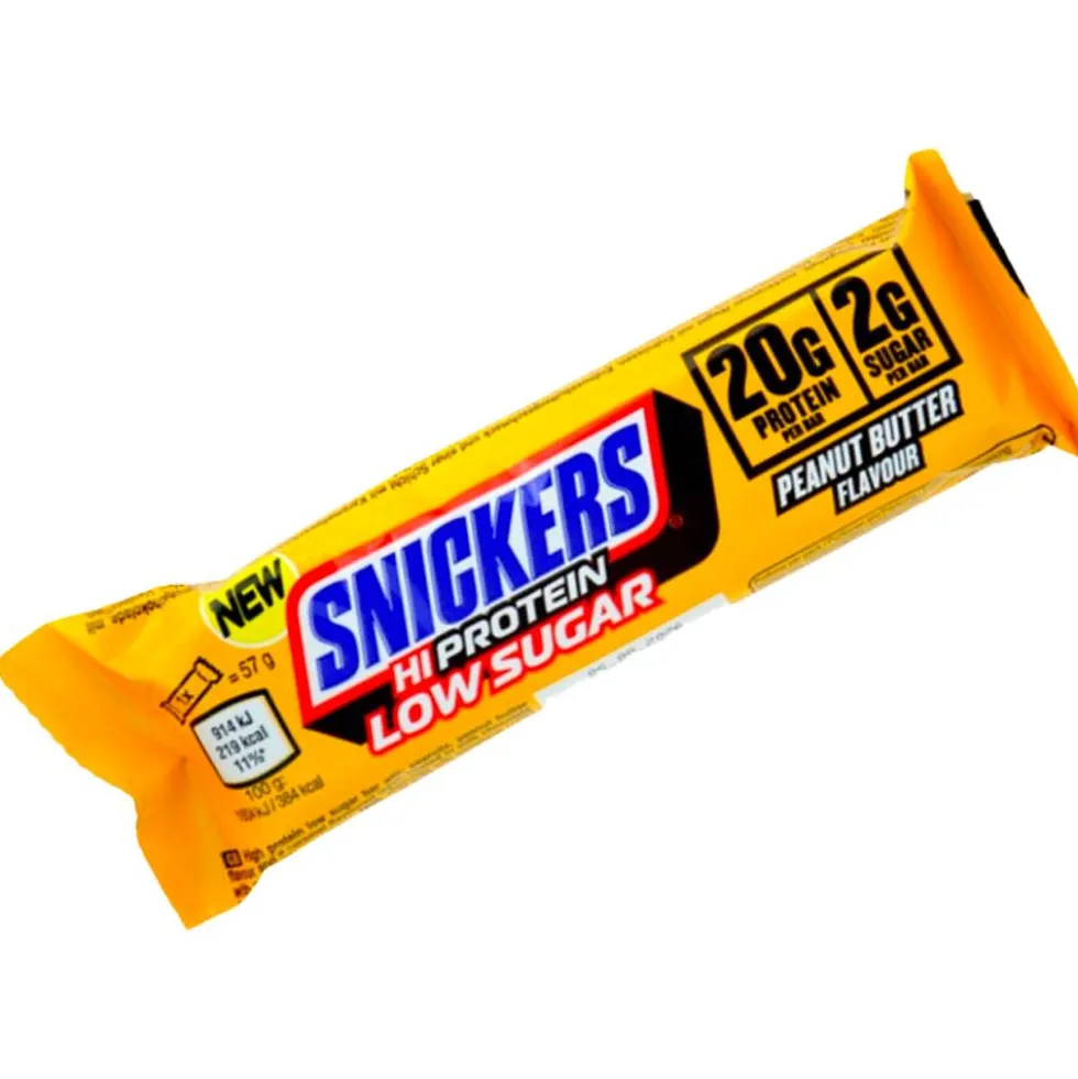 Barrette energetiche Mars Protein Snickers Bar Protein High Peanut Butter Low Sugar