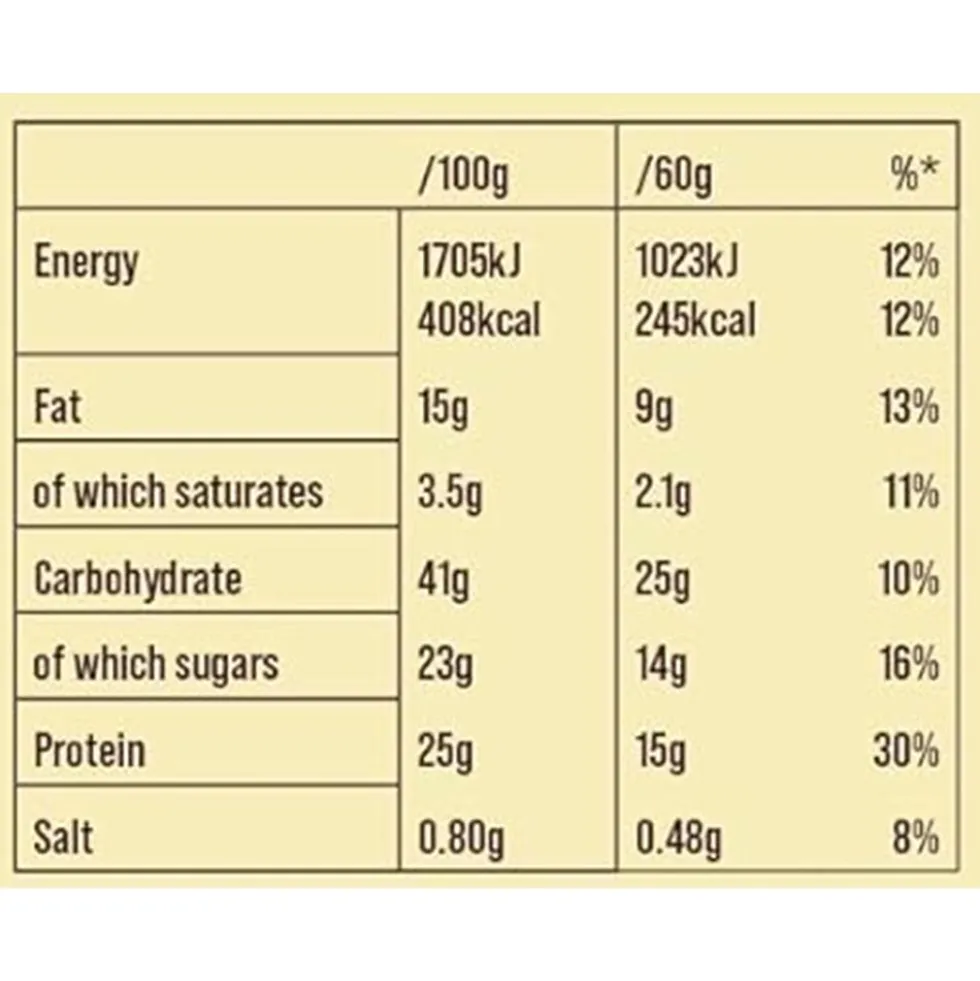 Barrette energetiche Mars Protein Snickers Cookie High White