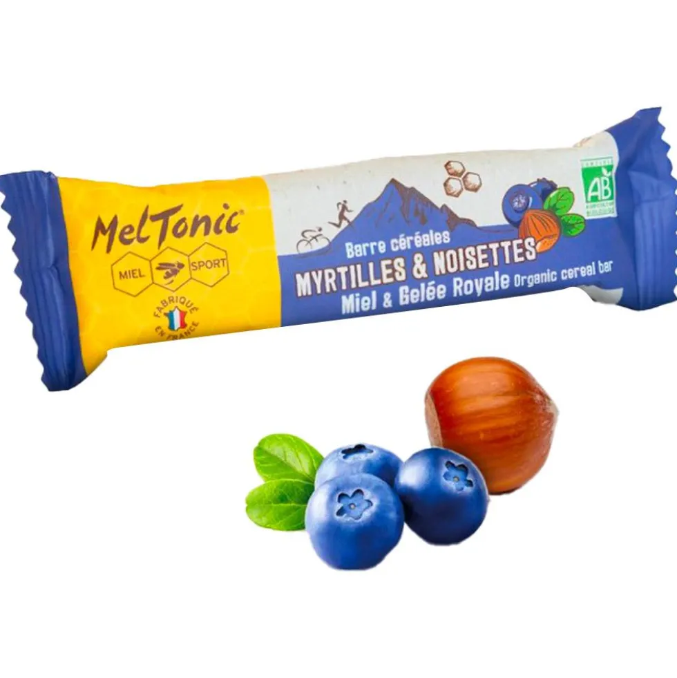 Barrette energetiche Meltonic Bio 30 g. Myrtilles & Noisettes