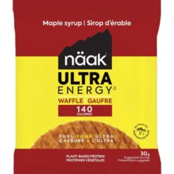 Barrette energetiche Naak Ultra Energy Waffles 30 g. Sirop D'Erable