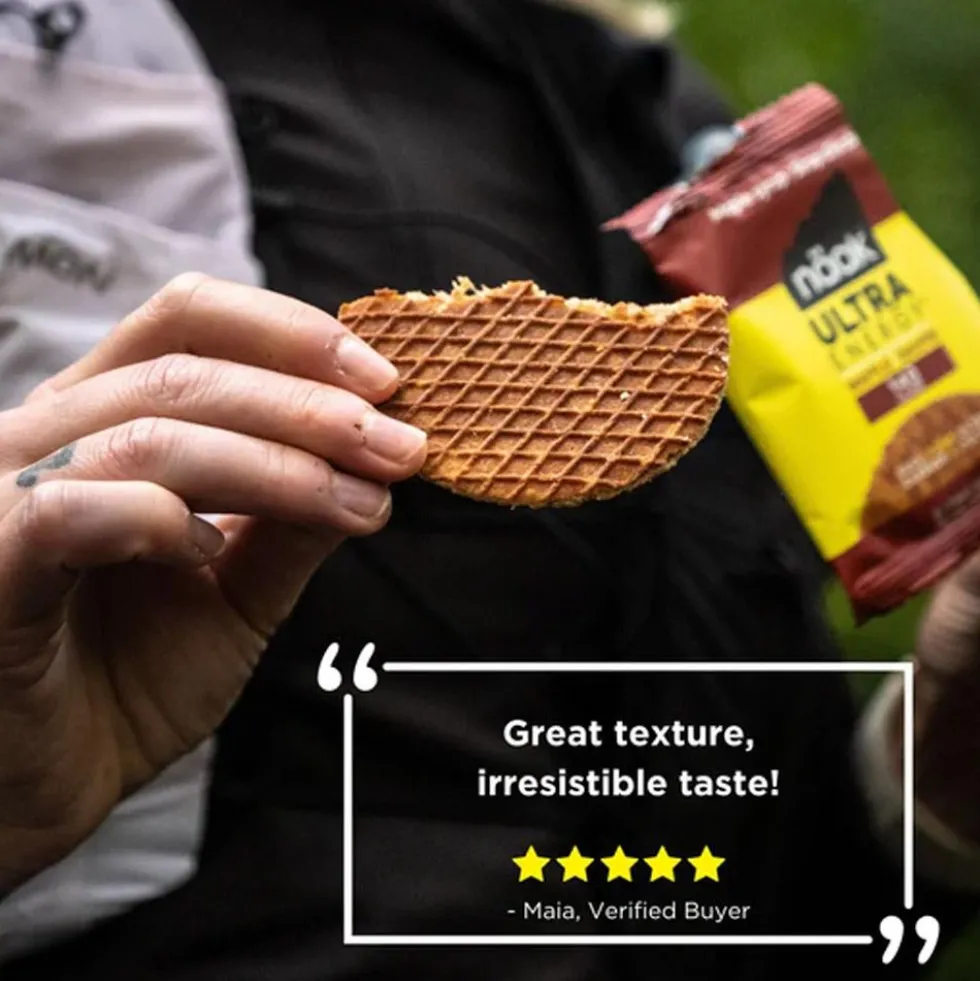 Barrette energetiche Naak Ultra Energy Waffles 30 g. Sirop D'Erable