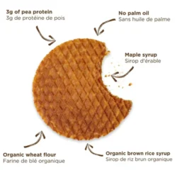 Barrette energetiche Naak Ultra Energy Waffles 30 g. Sirop D'Erable