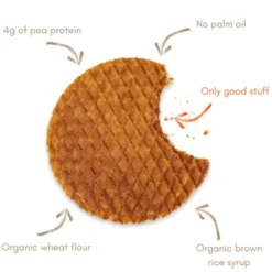 Barrette energetiche Naak Ultra Energy Waffles 30 g. Caramel