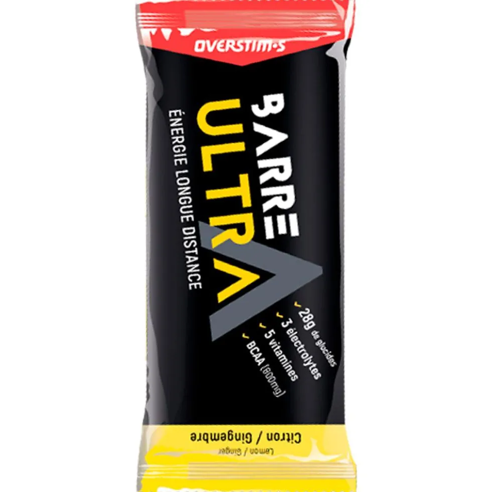 Barrette energetiche Overstims Ultra Bar 40 g. Citron & Gingembre
