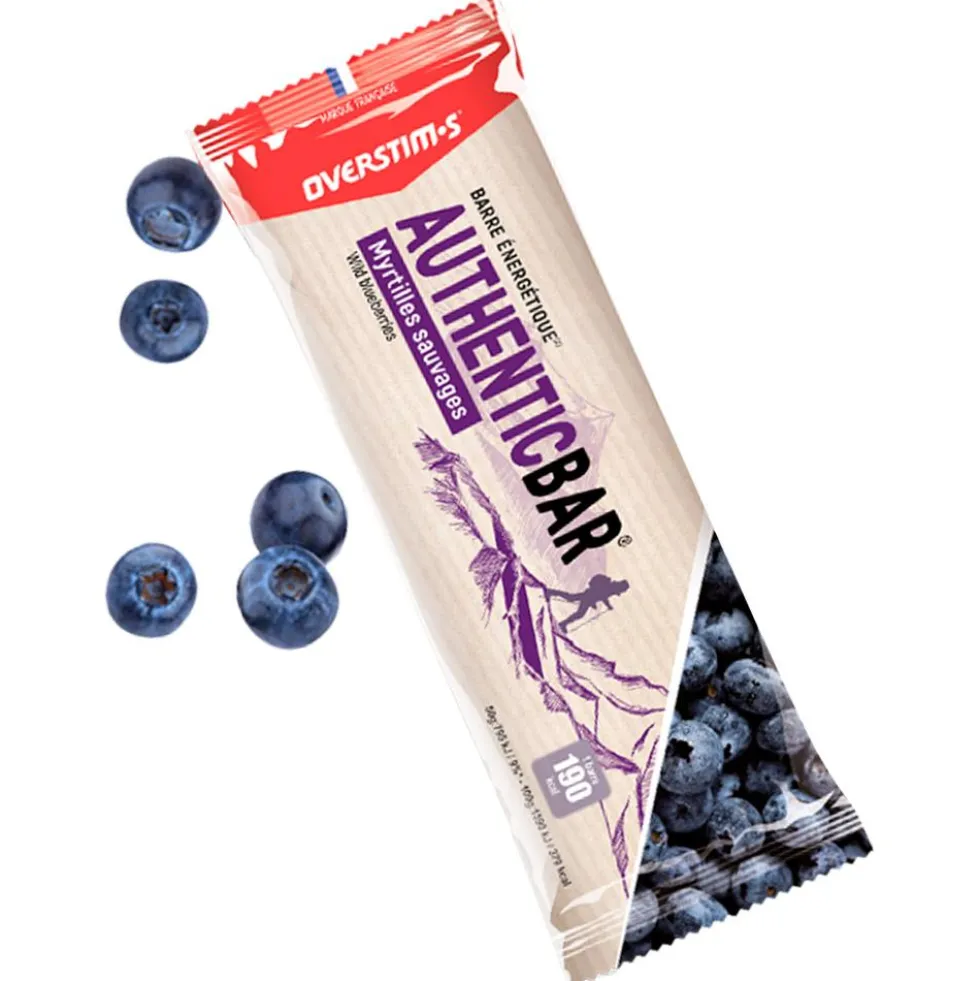 Barrette energetiche Overstims Authentic Bar 50 g. Myrtilles Sauvages
