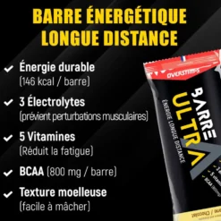 Barrette energetiche Overstims Ultra Bar 40 g. Fraise & Myrtille