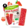 Barrette energetiche Overstims Pates De Fruits Bio (4 x 25 g.) Fraise