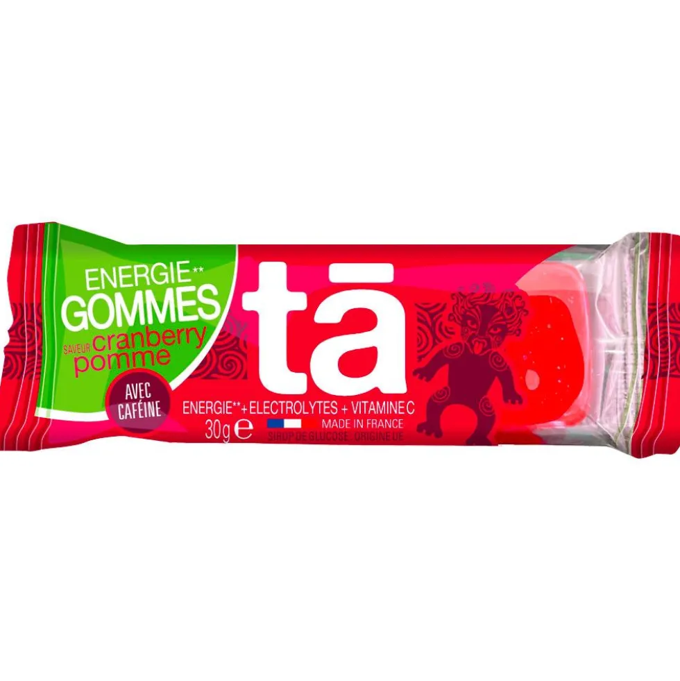 Barrette energetiche TA Energy Energy Gommes 30 g. Cranberry Pomme