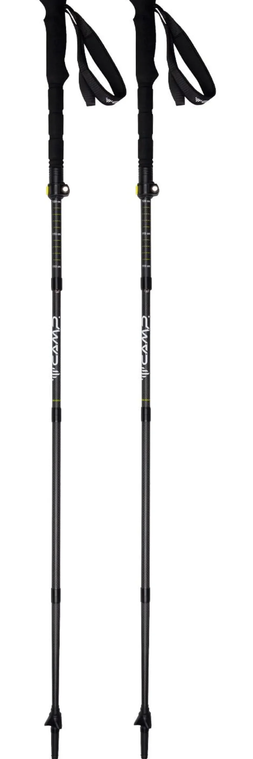 Bastoncini C.A.M.P. Carbon Mix Plus 110-130 Black