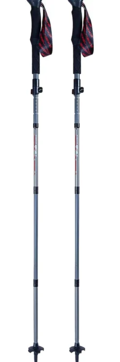 Bastoncini Exel Apex Carbon 115-130 Grey Red