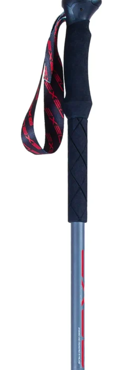 Bastoncini Exel Giant Carbon 100-135 Grey Red