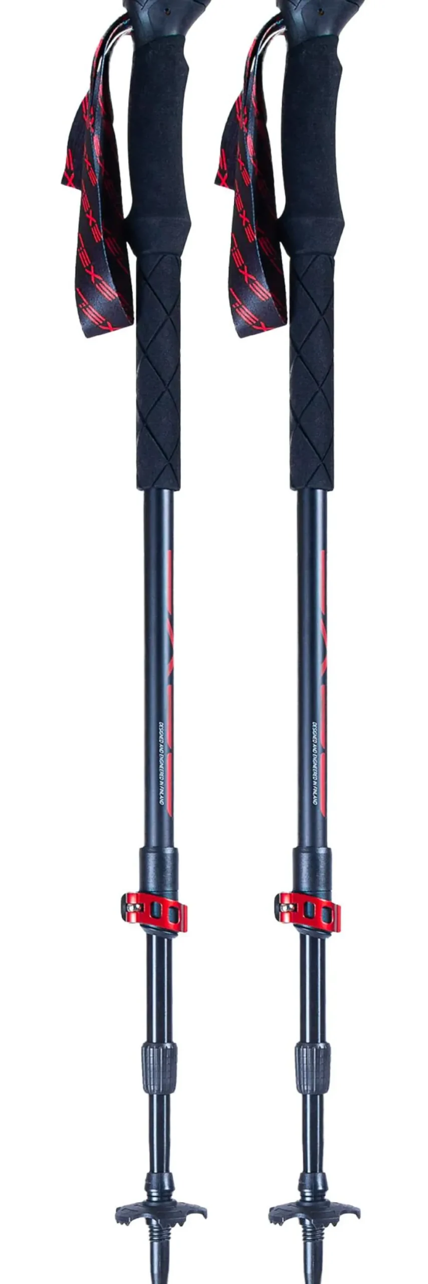 Bastoncini Exel Point Alu 100-135 Black Red