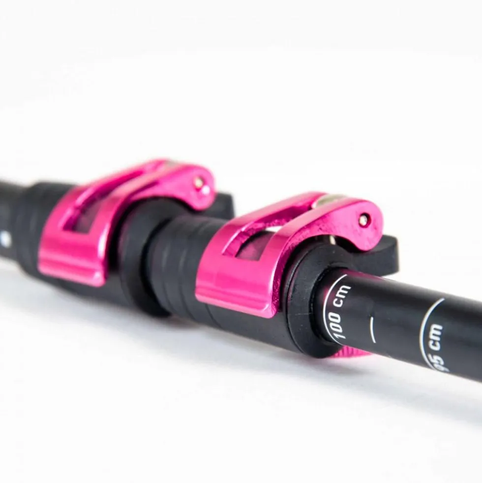Bastoncini Guidetti B Light Women Carbone/Alu 125 cm Noir Rose