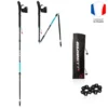 Bastoncini Guidetti Easylock Spatio 63-135 cm Noir Bleu