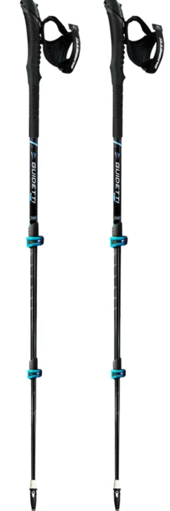 Bastoncini Guidetti Easylock Spatio 63-135 cm Noir Bleu