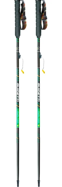 Bastoncini Guidetti Explore Aero Alu Noir Vert