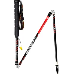 Bastoncini Guidetti Flashlock Silver Aéro Alu Noir Rouge