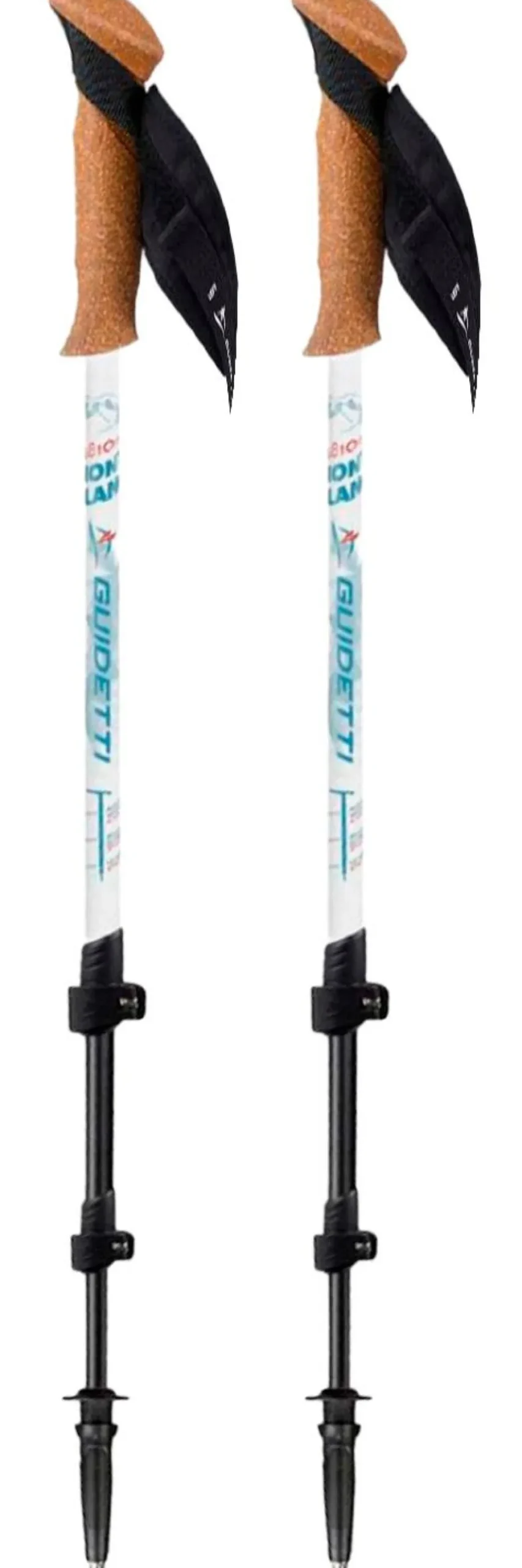 Bastoncini Guidetti Région Alu 62-135 cm Mont Blanc