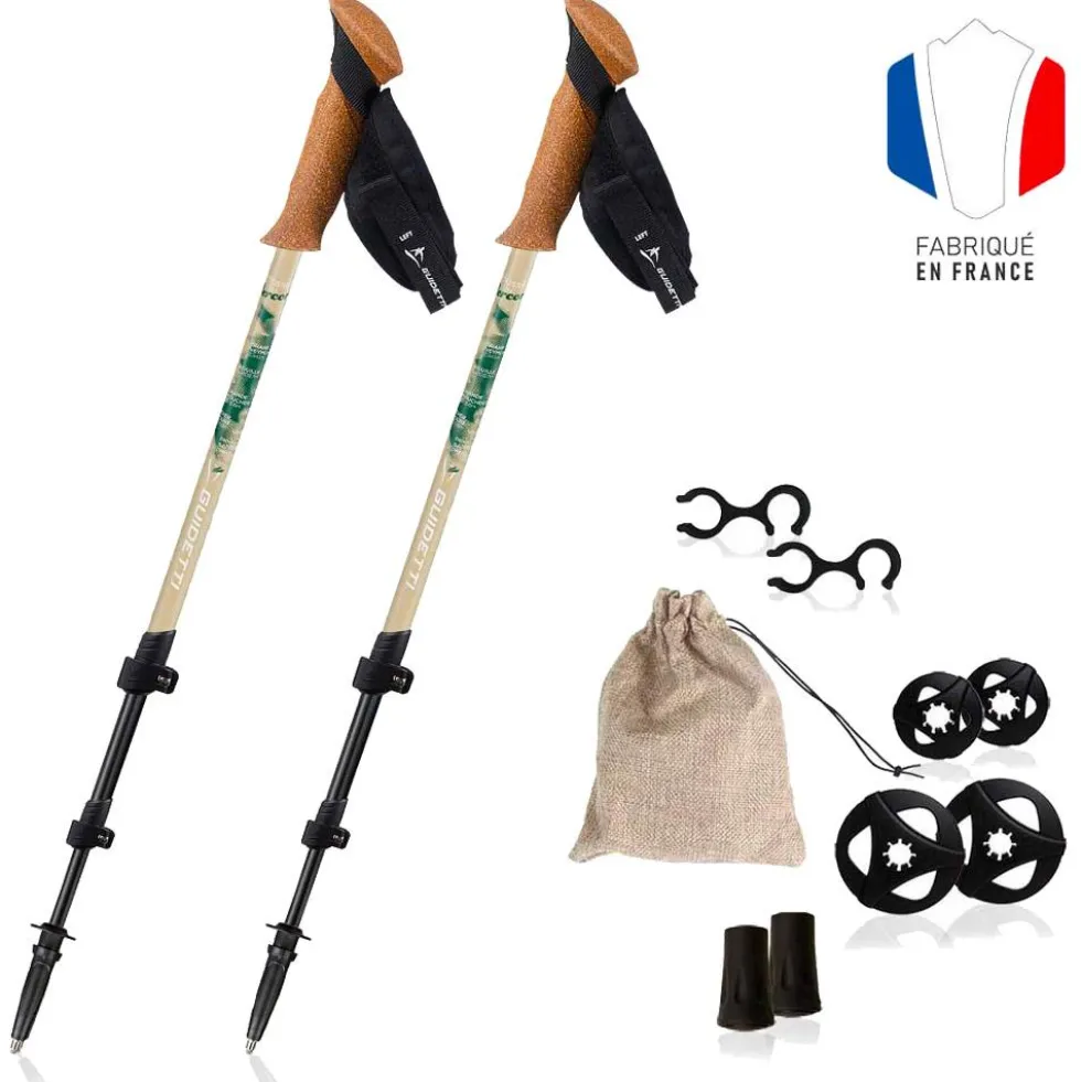 Bastoncini Guidetti Région Alu 62-135 cm Massif Du Vercors
