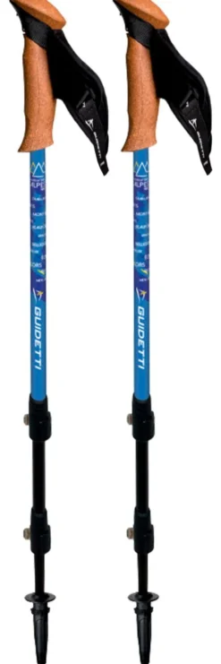 Bastoncini Guidetti Région Alu 62-135 cm Massif des Alpes