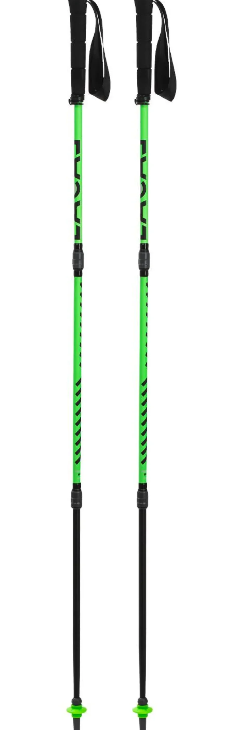 Bastoncini Lacal Quick Stick Carbon 115-121 Vert