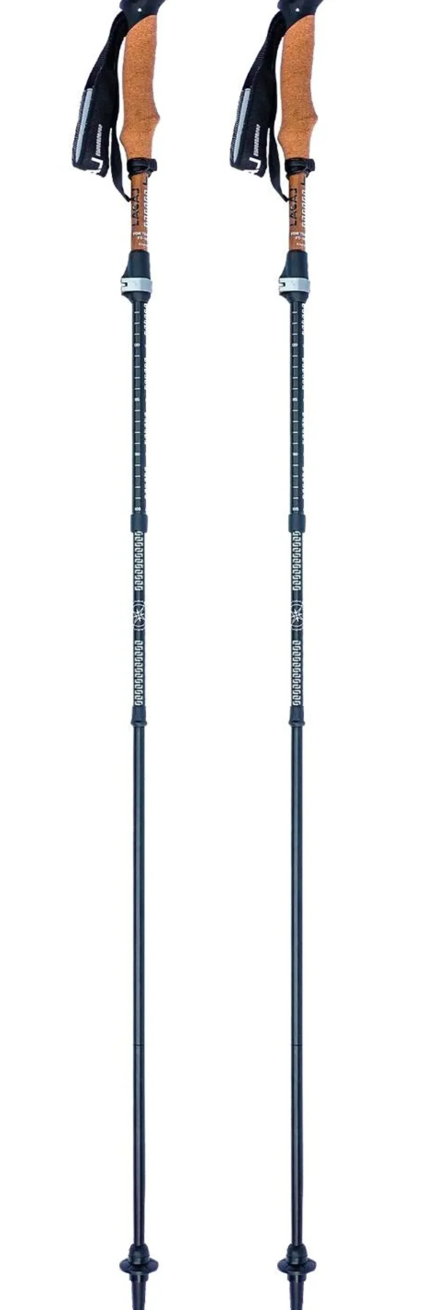 Bastoncini Lacal Travel Stick Compact 105-125 cm Wood