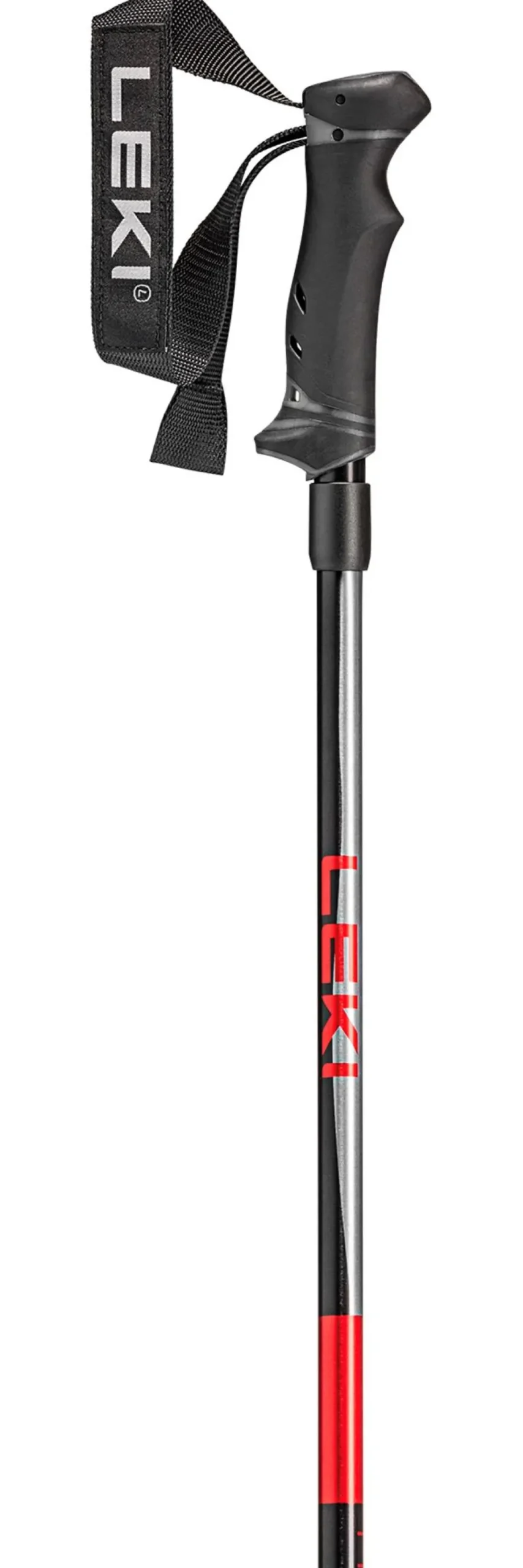Bastoncini Leki Hot Shot Anodized Black Eloxal Grau Elo