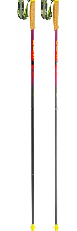 Bastoncini Leki Neotrail Pro Fx.One Superlite Bright Red Violet Neon Yellow