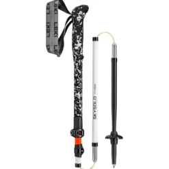 Bastoncini Leki Skysolo Fx Carbon 120-140 cm Neon Orange White Black