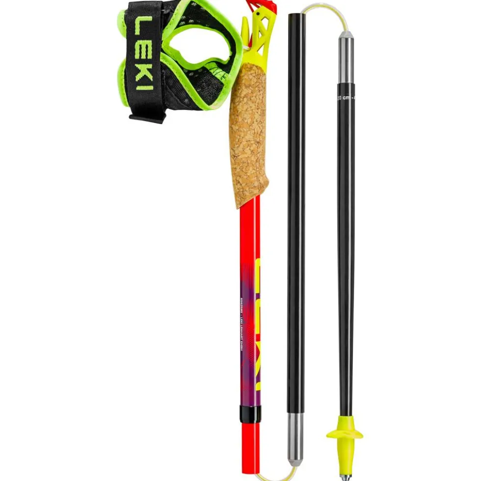 Bastoncini Leki Ultratrail Fx.One Bright Red Violet Neon Yellow