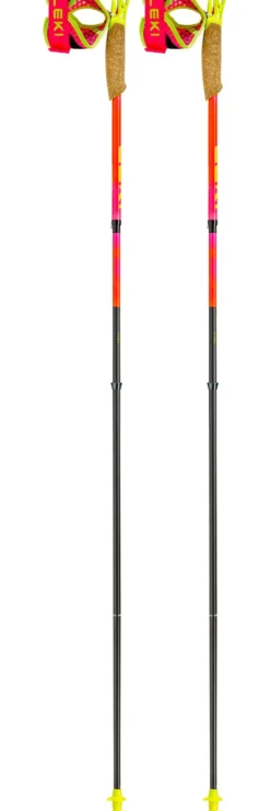 Bastoncini Leki Ultratrail Fx.One Superlite Neon Pink Pastel Orange Neon Yellow