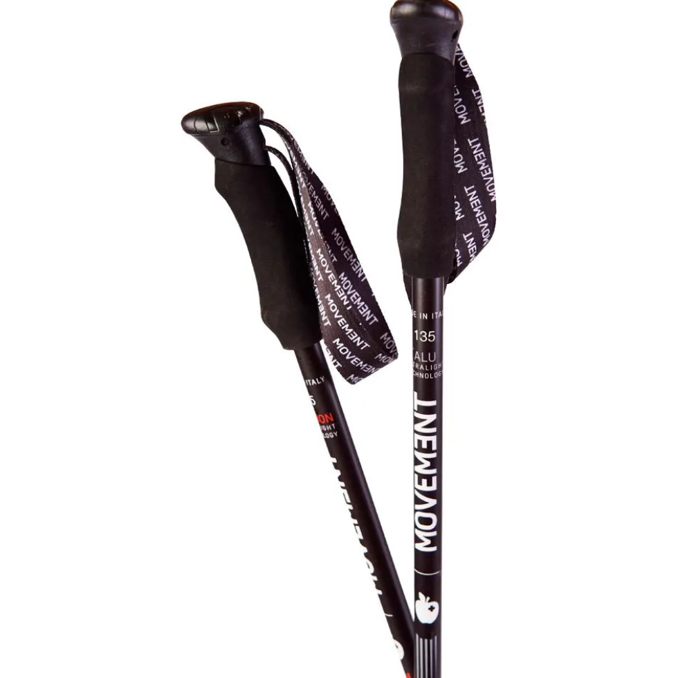 Bastoncini Movement Race Pro Carbon Black Red