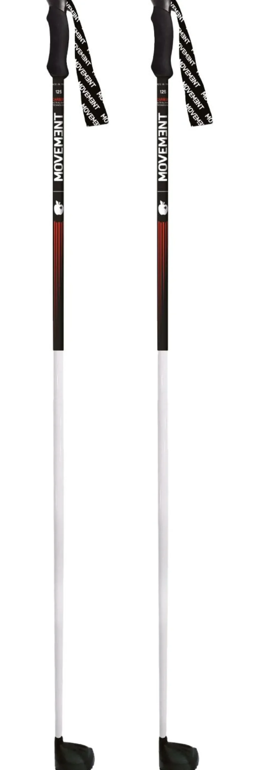 Bastoncini Movement Race Pro Carbon Black Red