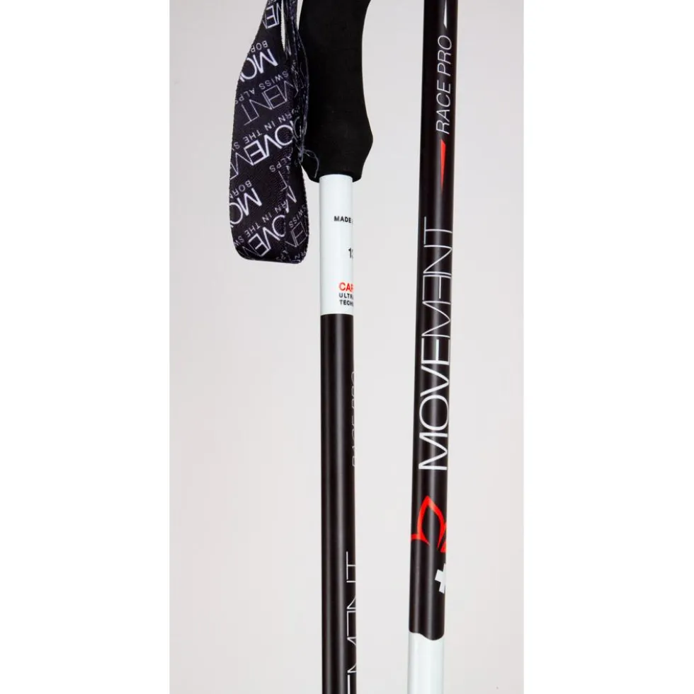 Bastoncini Movement Race Pro Carbon Black Red