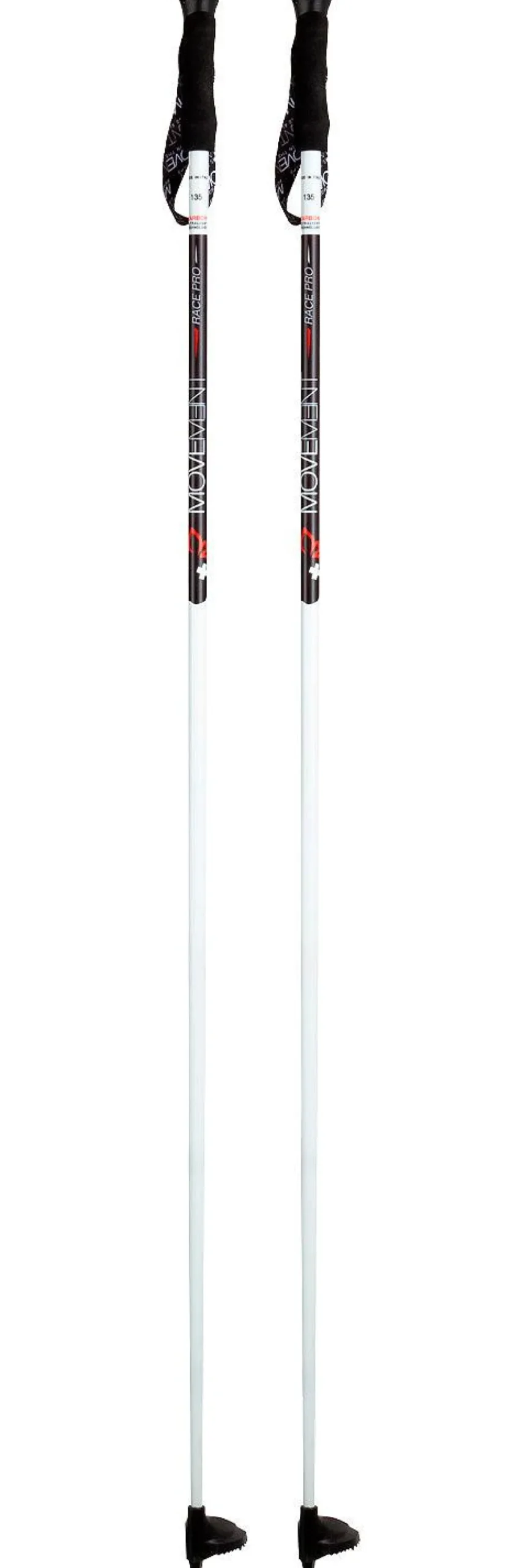 Bastoncini Movement Race Pro Carbon Black Red