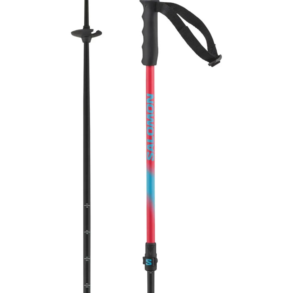 Bastoncini Salomon Mtn Jr (80-115cm) Red