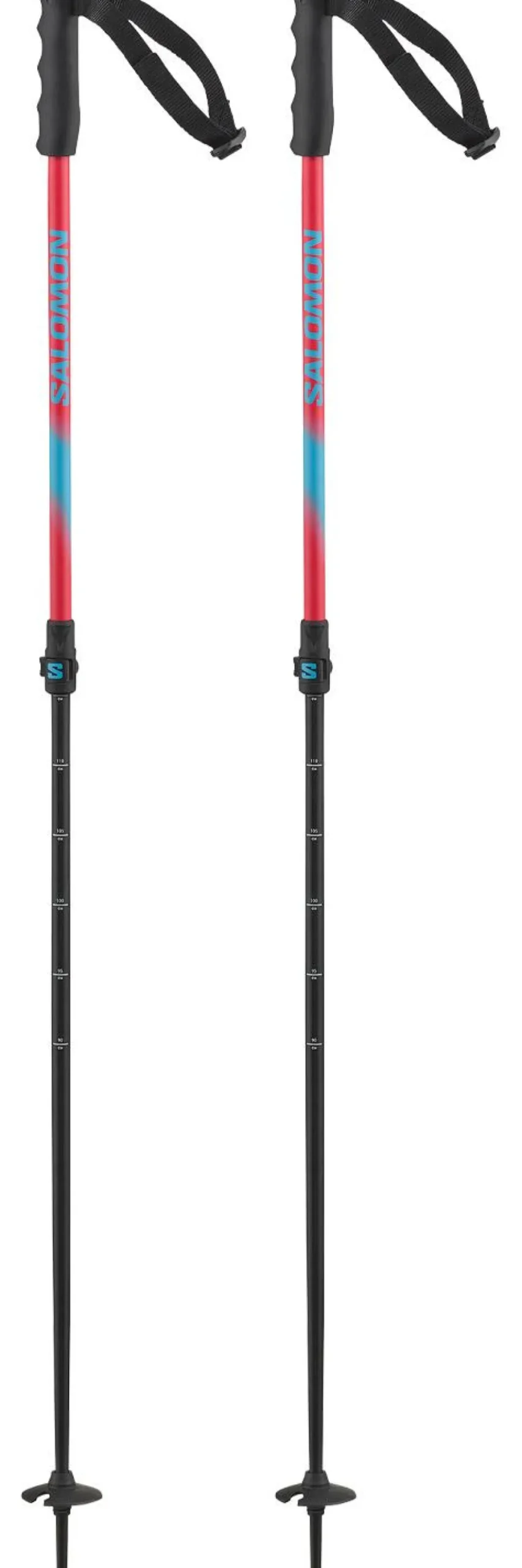 Bastoncini Salomon Mtn Jr (80-115cm) Red