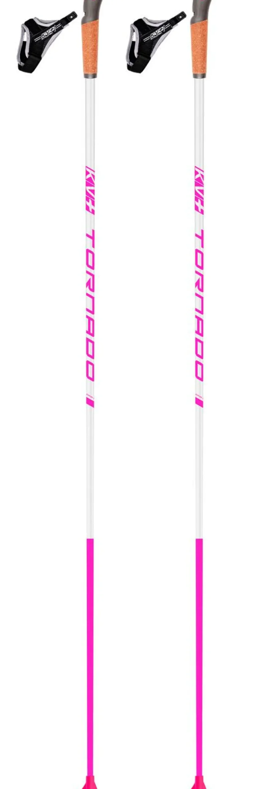 Bastoncini sci di fondo KV+ Tornado Junior Pink