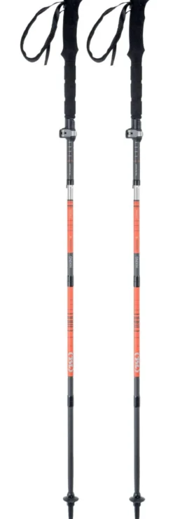 Bastoncini TSL Hiking Carbon 5 Cross Twist Grey Orange