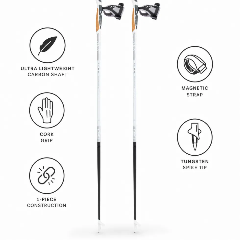 Bastoncini TSL Tactil C100 Cork Spike Silver